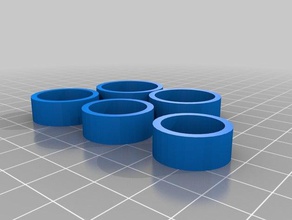 özelleştirilmiş ring sizer mücevherlerimi 3d print model - Mito3D