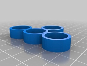 mis personalizado medidor de anillos joyería 3d print model - Mito3D