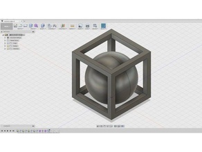 sphère de la boîte art 3d print model - Mito3D