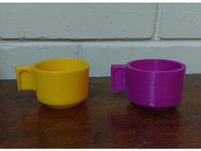 tea cup - replica fisher price circa 1982 playsets fisher-price set 3d print model - Mito3D