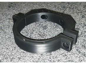 cnc spindle clamp parts 3d print model - Mito3D