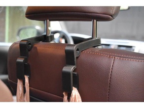 car seatback bag hooks 4runner automotive seat toyota trash 3d print model - Mito3D