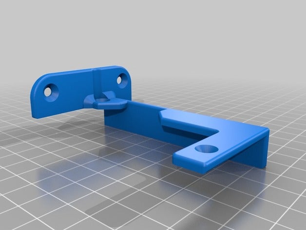 atx bloc d'alimentation vertu de l'absence support table imprimante 3d accessoires alimentation le boîtier la pendaison titulaire ikea manque simple 3D print model - Mito3D