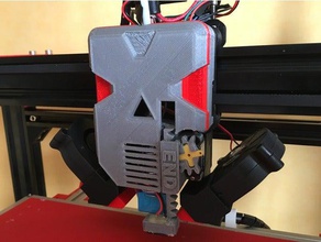 cache avant pour d'-bot L'imprimante 3d de pièces le couvercle d-bot dbot 3d print model - Mito3D