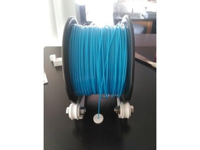 spool holder 3d printer accessories filament ikea lack spoolholder mount 3d print model - Mito3D