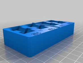 rangements pi ces para organizatörleri Euro organizasyon 3d print model - Mito3D
