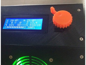 lcd knob 3d printer parts 3d print model - Mito3D