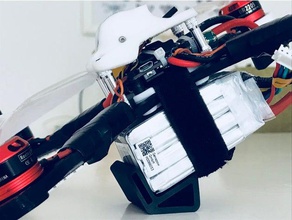 lipo protecteur de départ stand drone course r c véhicules tpu mage blanc 3d print model - Mito3D