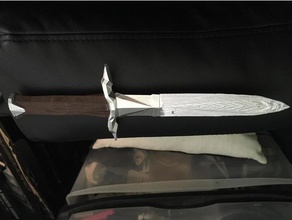 iron dagger skyrim props 3d print model - Mito3D