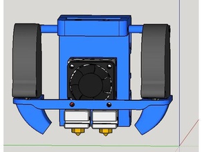 e3d-Chimäre - Teile-Sammlung 3d-Drucker-Extrudern den Fortschritt der Arbeit 3d print model - Mito3D