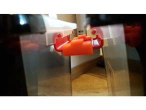 clip di montaggio scatole stoccaggio kis bi box organizzazione 3d print model - Mito3D