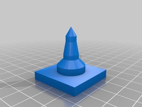 chess pieces process playsets set simple pawn piece 3d print model - Mito3D