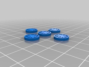 kama moeda - krosmaster boardgame brinquedo & acessórios para jogos ankama token 3d print model - Mito3D