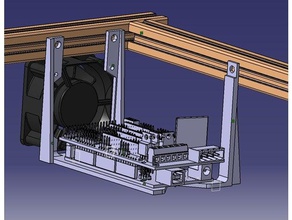 Rampen 14 2020 unterstützen 3d Drucker Zubehör extrusion arduino - Elektronik hypercube 3d print model - Mito3D