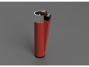 clipper Feuerzeug-Attrappe Essen & trinken leichter ist 3d print model - Mito3D