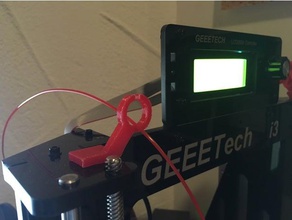 filament guidance geeetech prusa i3 pro b 3d printer accessories holder geetech 3d print model - Mito3D
