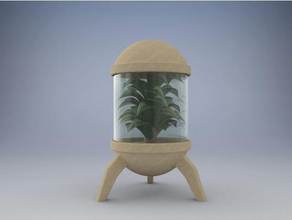 mini invernadero al aire libre y jardín de la fruta jardinería efecto hierba naturaleza planta semilla los vegetales 3d print model - Mito3D