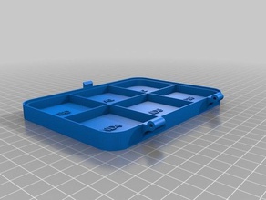 caixa nd4816 organization customized 3d print model - Mito3D
