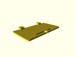 battery cover amir de1-cp9 mouse 3d printing 3d print model - Mito3D