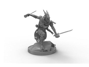 captain fallen destiny figure props action collectables 2 shmeshe static statue 3d print model - Mito3D