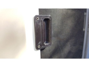 screen door handle 76mm replacement parts 3d print model - Mito3D