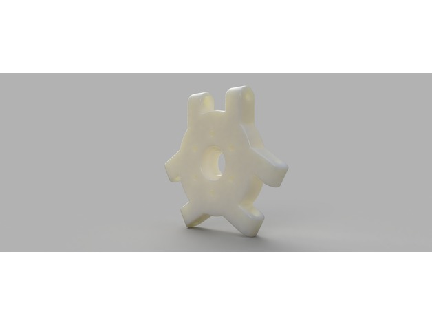 d810 effecteur L'imprimante 3d de pièces delta l'effecteur effectrices zonestar 3D print model - Mito3D