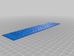 my customized book mark mesostructured text organization 3d print model - Mito3D