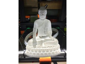 Buda stronghero ver tabanı led ışık tutuyor 3d baskı 3d print model - Mito3D