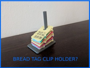 pane del supporto della clip cucina & sala da pranzo utensile di fornitura tag 3d print model - Mito3D