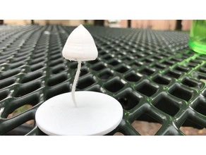 2 morceau de champignon la biologie pièces les champignons 3d print model - Mito3D