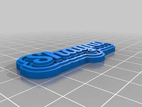 shayna pin base v3 Anahtarlık özelleştirilmiş 3d print model - Mito3D