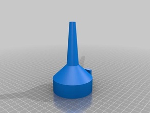 rocket Trichter Haushalt kundengebundene 3d print model - Mito3D