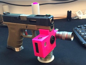 we airsoft pistol 'g series' camera mount sport & outdoors accesories 3d print model - Mito3D