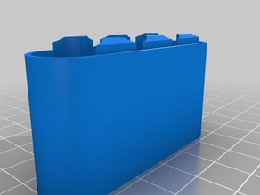 meine kundenspezifische Akku-caseaa Container kundengebundene 3d print model - Mito3D