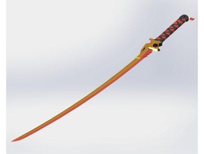 oni genji dragonblade 20 el traje cosplay prop arma de la proposición armas shimada halloween disfraz espada japonesa katana supervisión vestuario 3d print model - Mito3D