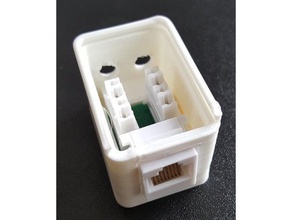 rj45 socket box electronics 3d print model - Mito3D