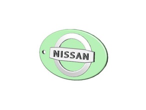 nissan keyring automotive 3d print model - Mito3D