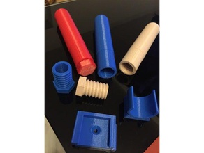 waterproof test tube containers +mounting system diy 3d print model - Mito3D