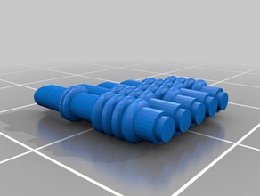 flauto di pan lego minifig giocattolo & accessori gioco 3d print model - Mito3D