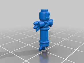 boneco de vodu minifig lego brinquedo & acessórios para jogos dnd 3d print model - Mito3D