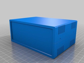 caixa tela de l'électronique personnalisé 3d print model - Mito3D