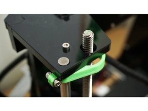z rod top stabilizer - anet a6 3d printer parts mods upgrade autodesk inventor 3d print model - Mito3D