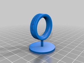 anillo de riesgo señor los anillos Impresora 3d accesorios del 3d print model - Mito3D