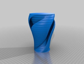 glass vase decor customized 3d print model - Mito3D