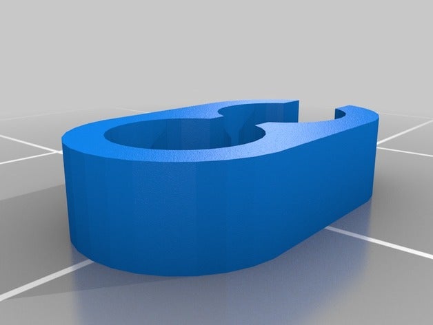 il mio personalizzato bowden tubo filo clip Stampante 3d accessori su misura 3D print model - Mito3D
