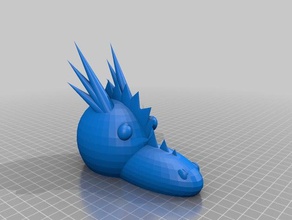 cabeça de dragão animais legal cooldragons bonito draconic dragonhead dragões a lagarto lagartos notrealistic réptil 3d print model - Mito3D