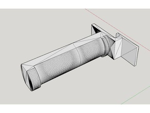 flashforge creator pro spoolholder groß 3d-drucken filament spool holder Halter spool-Halter spuhle 3d print model - Mito3D