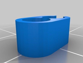 mon personnalisée de l'établissement bowden tube fil clip Imprimante 3d accessoires personnalisé 3d print model - Mito3D