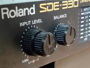 roland sde 330 botão definir eletrônica 3d print model - Mito3D