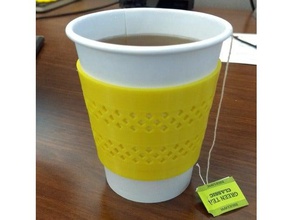 paper coffee mug koozie kitchen & dining 3d print model - Mito3D